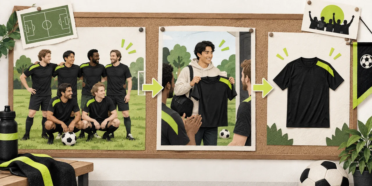 Plan new arrivals and replacement garments as part of the same team uniform programme.