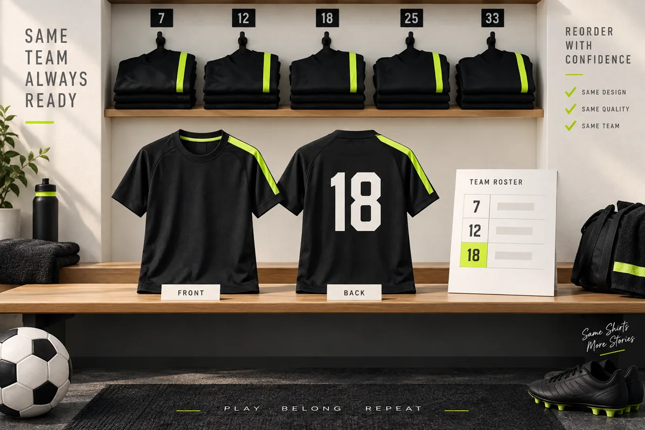 Match each new player to the correct shirt number and check the full current roster for conflicts.