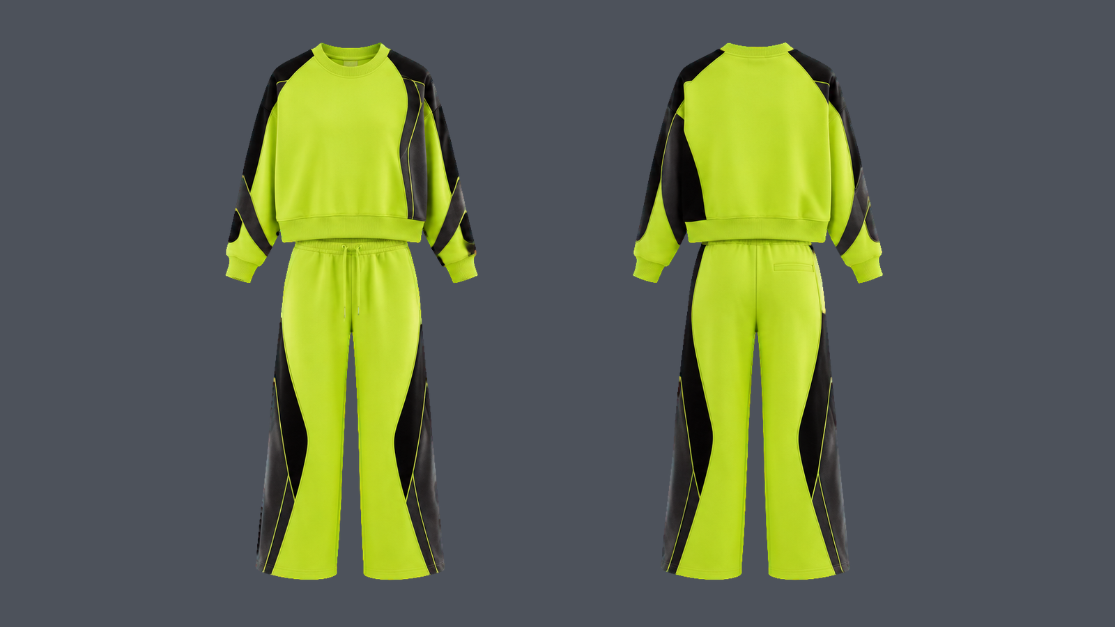 Apex Lounge Set — Lime, original colour preview