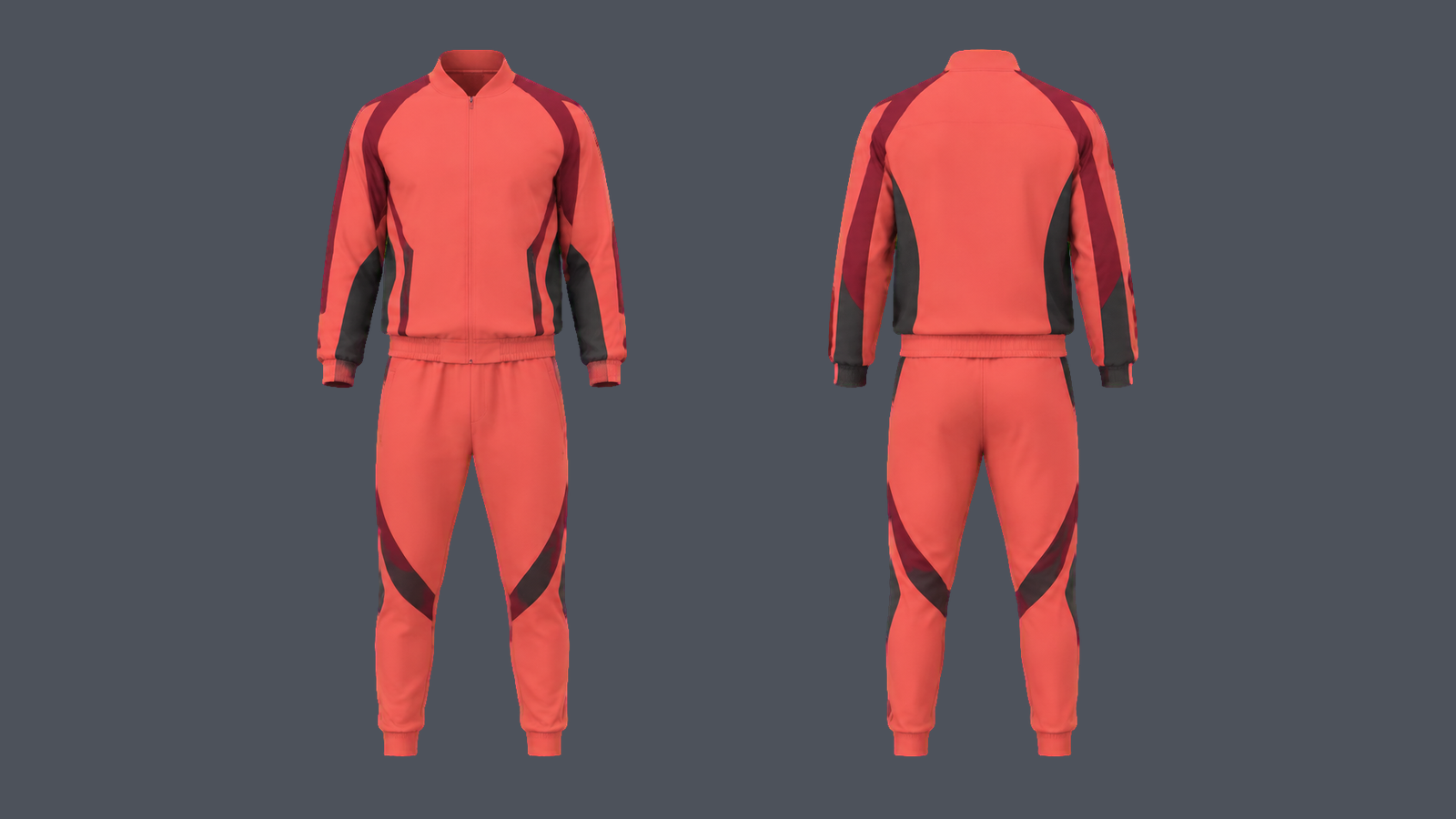 Motion Bomber Set — Coral, original colour preview