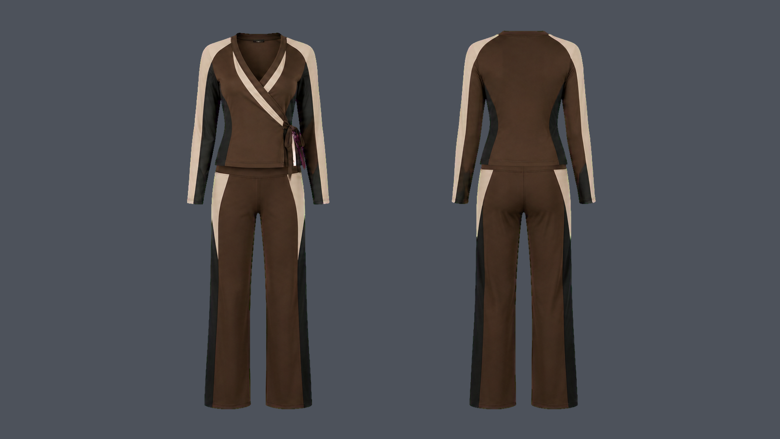 Studio Wrap Set — Chocolate brown, original colour preview