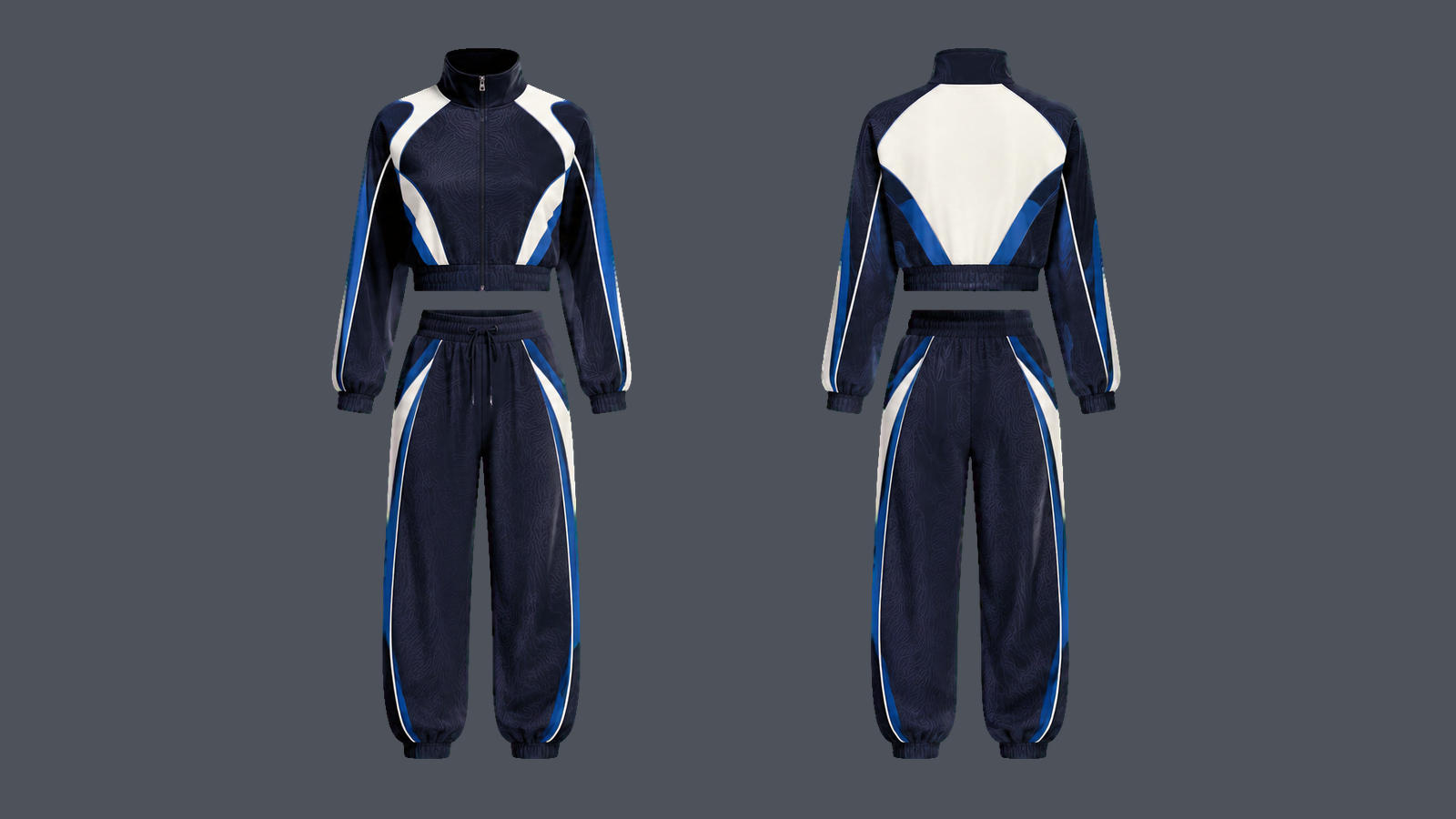 Studio Zip Set — Midnight navy, original colour preview