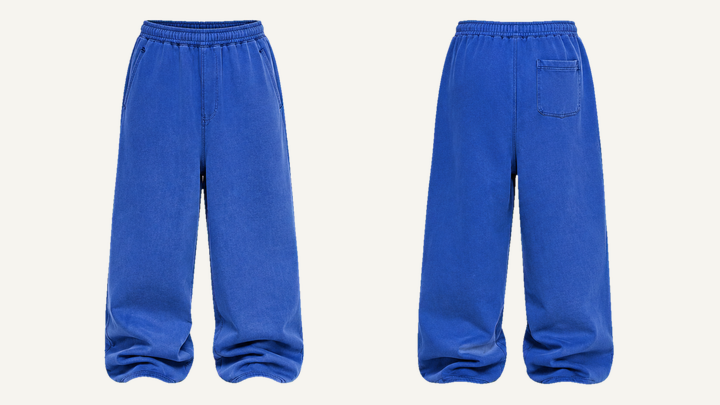 Baggy Sweatpants — Cobalt HSL Master Pigment Dyed, original colour preview