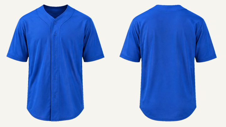 Baseball Jersey — Cobalt HSL Master Garment Dyed, original colour preview