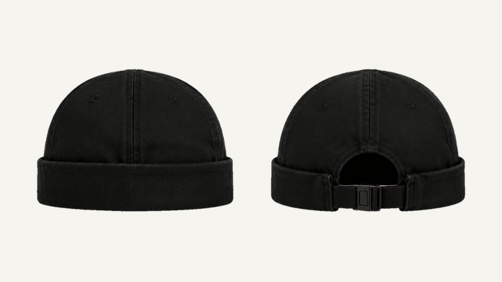 Beanie — True Black Waxed Matte Finish, original colour preview