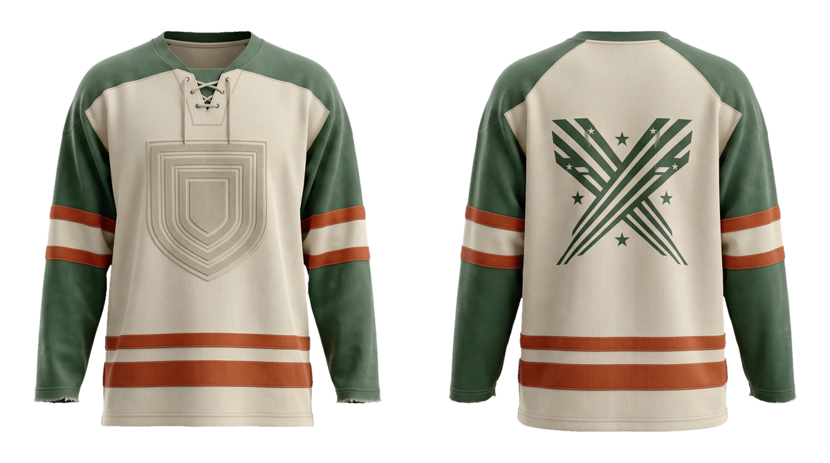 Bone Forest Hockey Fan Jersey, original colour preview