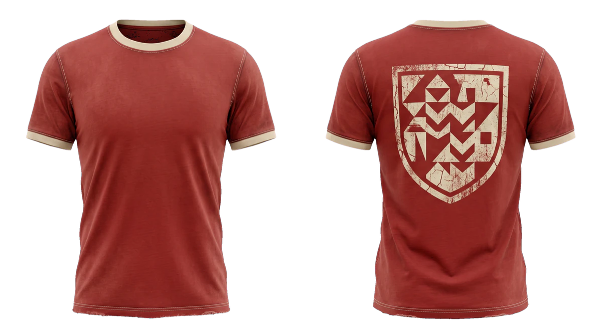 Brick Red Ringer T-shirt, original colour preview