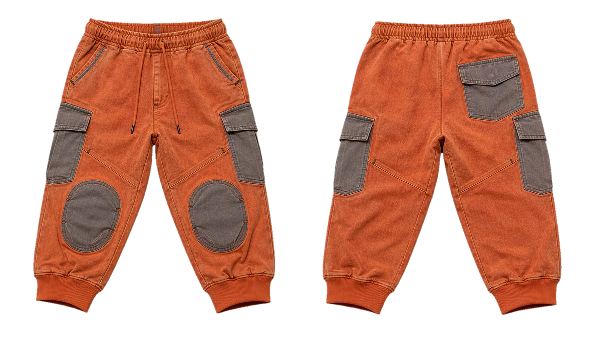 Burnt Orange Slate Utility Three-Quarter Joggers, original colour preview