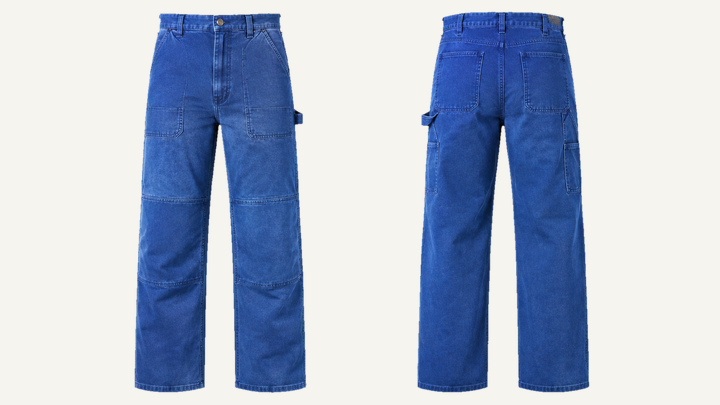 Carpenter Pants — Cobalt HSL Master Tonal Wave Wash, original colour preview