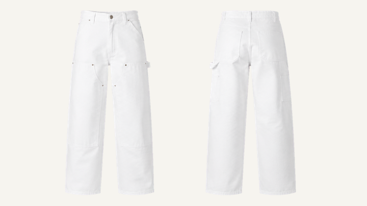 Carpenter Pants — True White Raw Denim Rinse, original colour preview