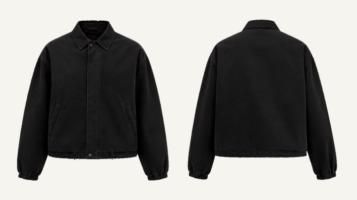 Coach Jacket — True Black Overdyed, original colour preview