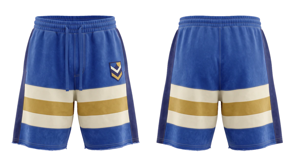 Cobalt Rugby Stripe Shorts, original colour preview