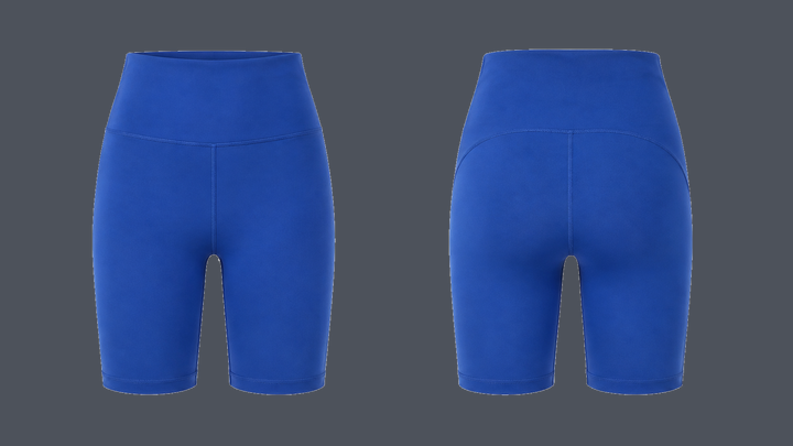 Compression Bike Short — Cobalt HSL Master, original colour preview