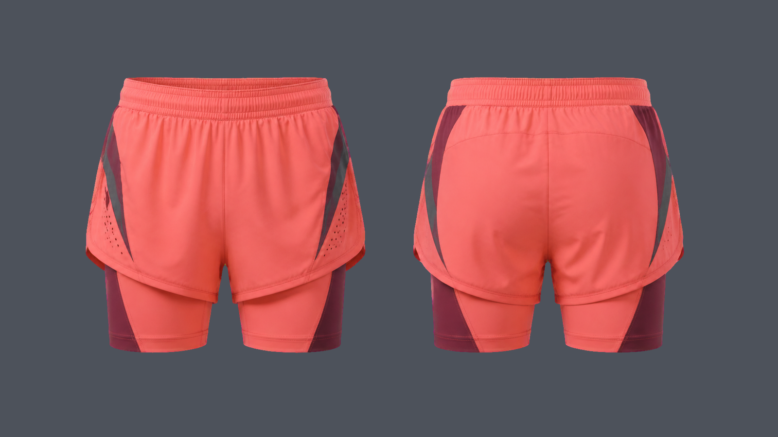 Relay Race Hybrid — Coral, original colour preview