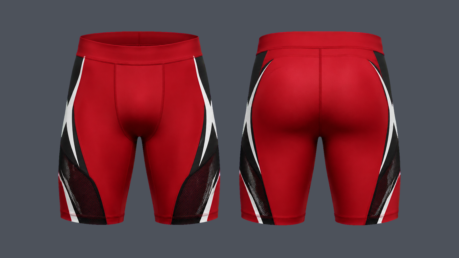 Grid Compression 8 — Crimson, original colour preview