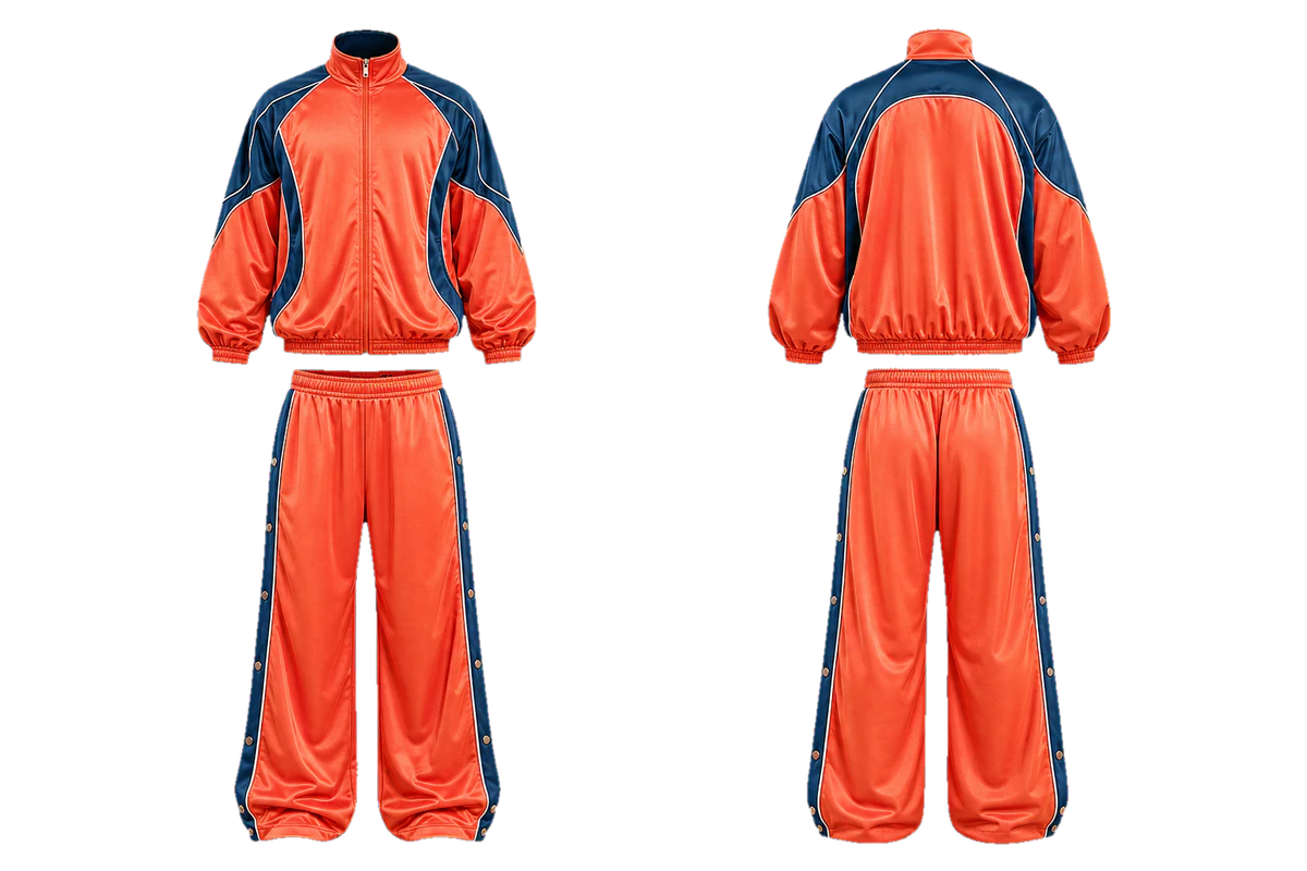 Coral Petrol Axis baggy tracksuit, original colour preview