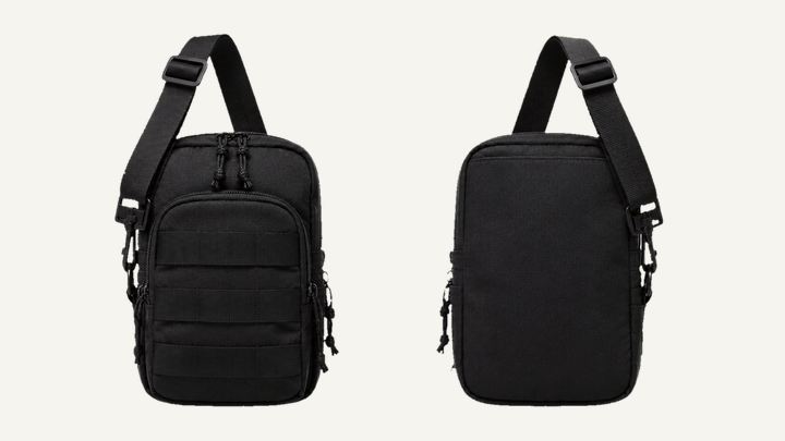 Crossbody Bag — True Black Overdyed, original colour preview