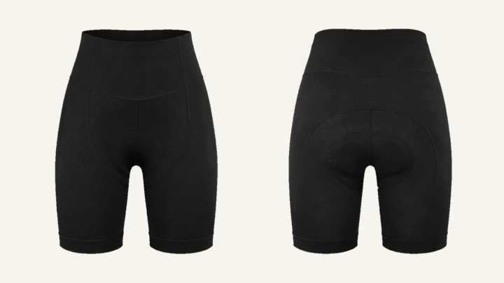 Cycling Shorts — True Black Overdyed, original colour preview