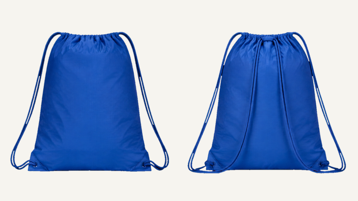 Drawstring Gym Sack — Cobalt HSL Master Garment Dyed, original colour preview