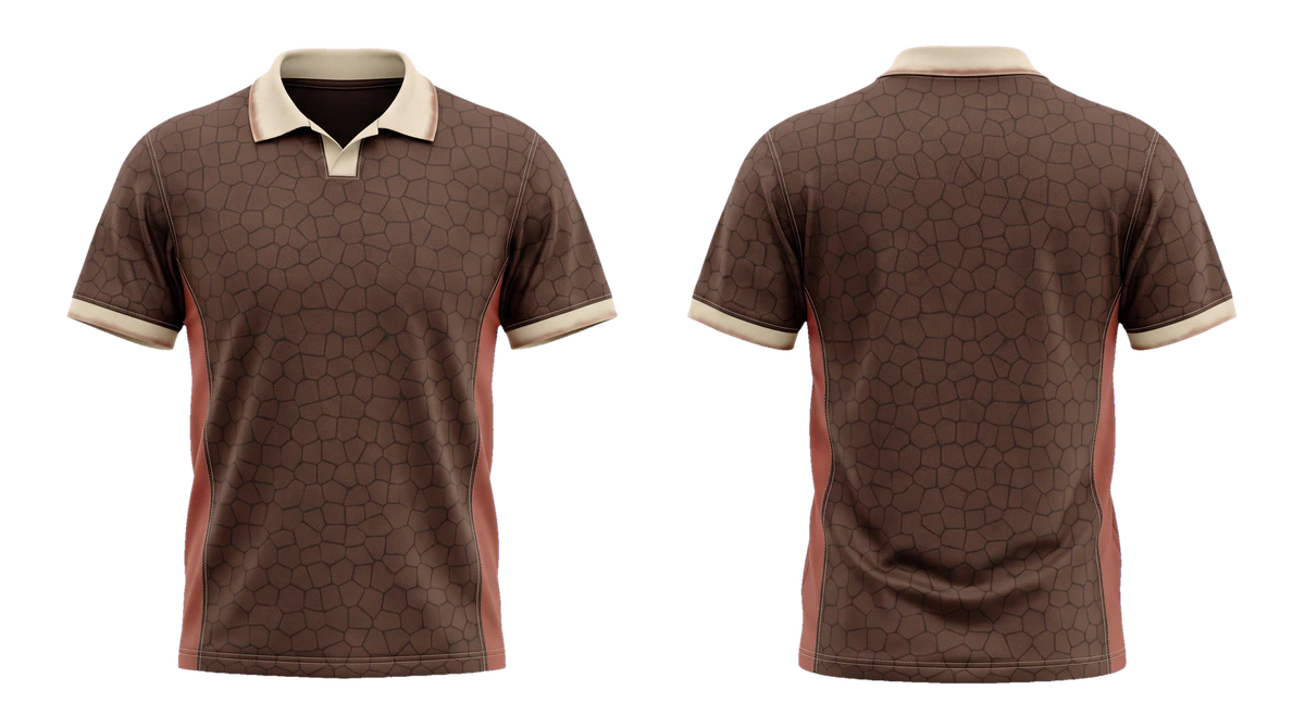 Espresso Cream Mosaic Soccer Jersey, original colour preview
