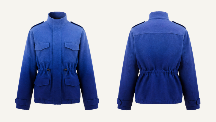 Field Jacket — Cobalt HSL Master Tonal Dip Dye Ombre, original colour preview