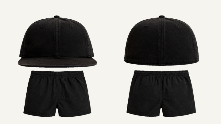 Fitted Cap — True Black Pigment Dyed, original colour preview