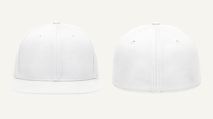 Fitted Cap — True White Enzyme Soft Wash, original colour preview