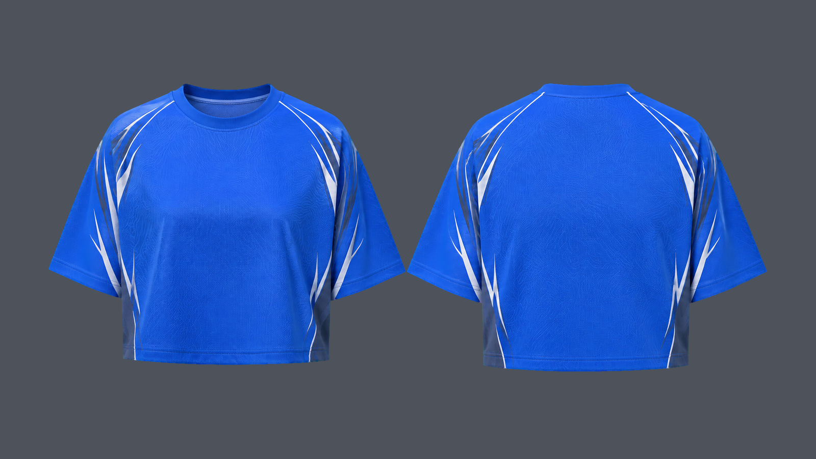 Forge Box Tee — Cobalt, original colour preview