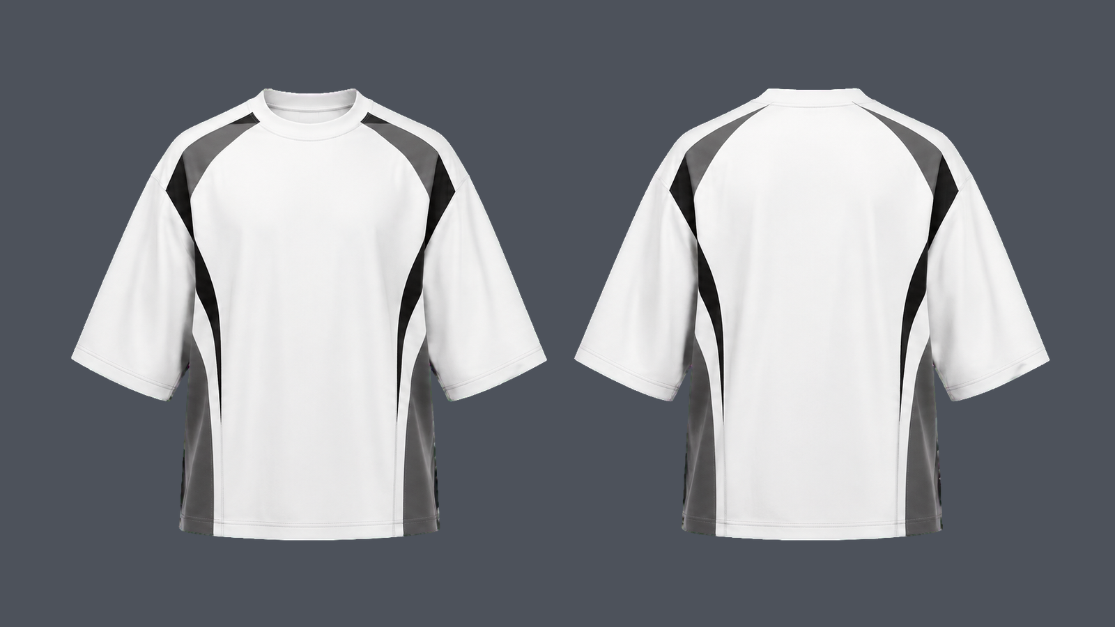 Heavyweight Drop Tee — True white, original colour preview