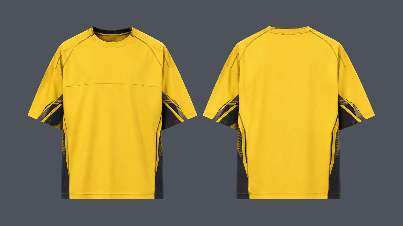Lift Overshirt Tee — Sun yellow, original colour preview