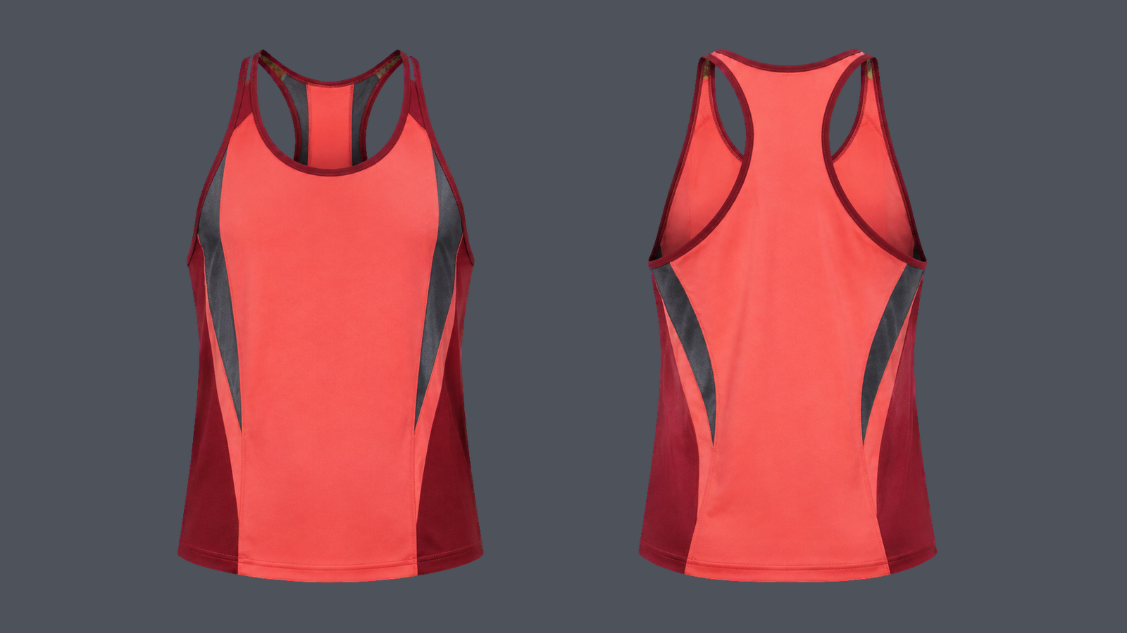 Atlas Stringer — Coral, original colour preview