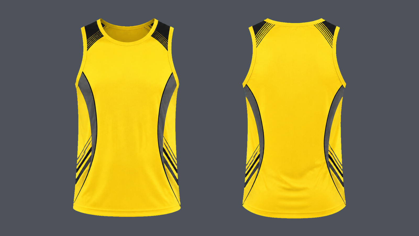 Drive Training Singlet — Sun yellow, original colour preview