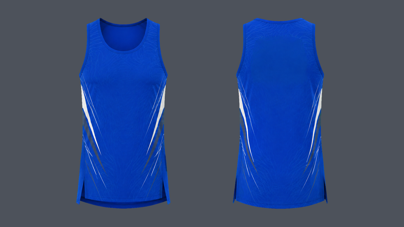 Lift Split-Hem Tank — Cobalt, original colour preview