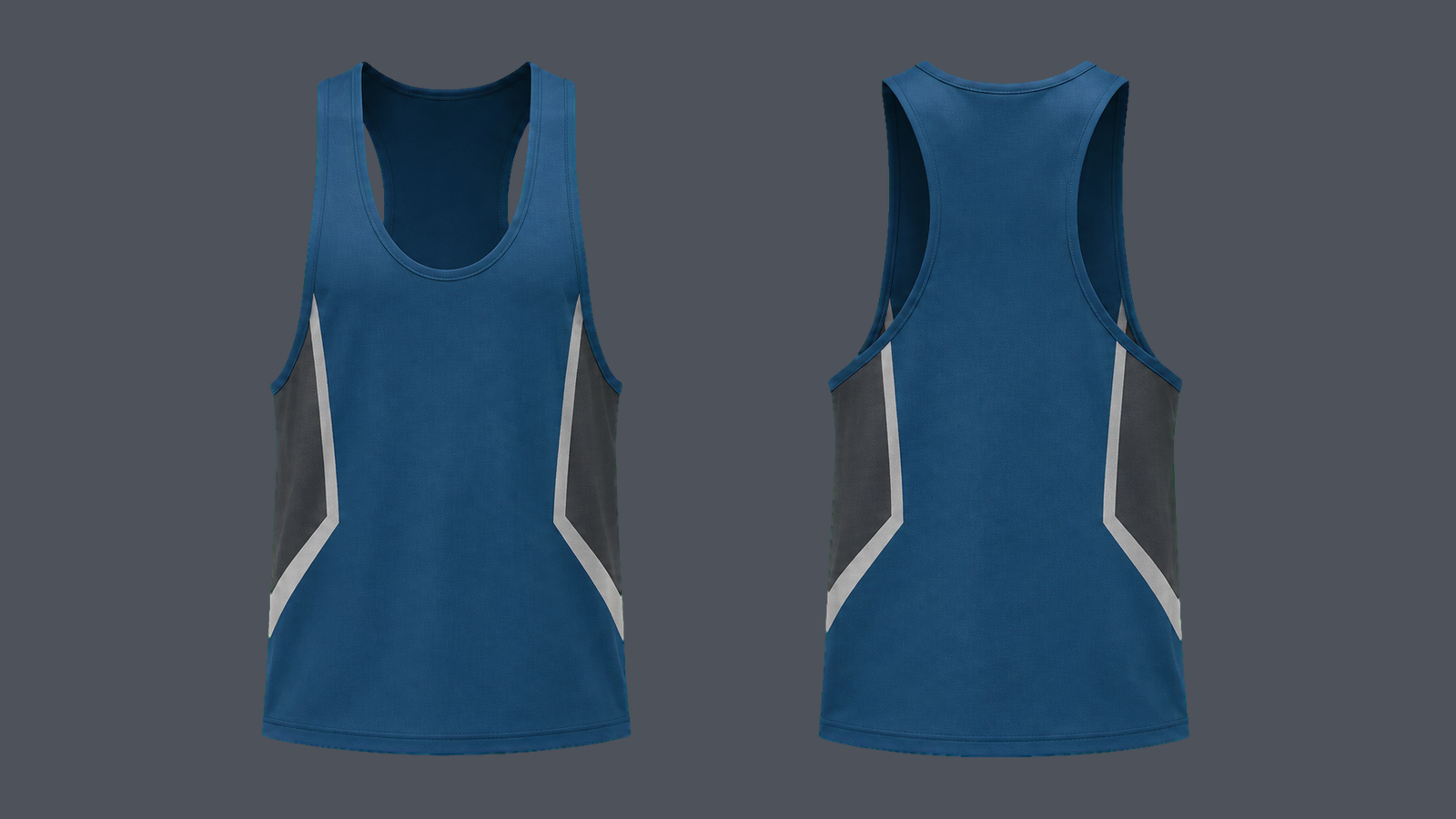 Power Scoop Tank — Petrol blue, original colour preview