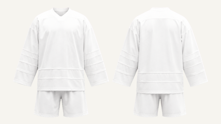Hockey Jersey — True White Enzyme Soft Wash, original colour preview