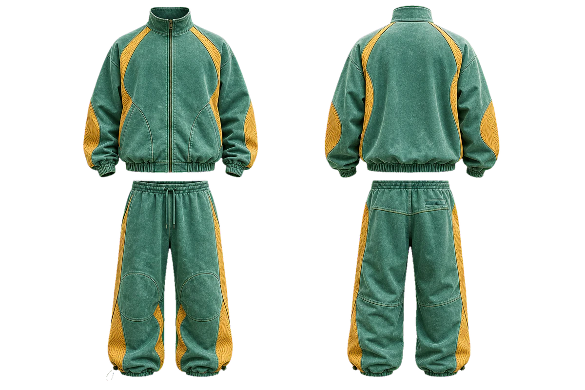 Jade Marigold Terrain baggy tracksuit, original colour preview