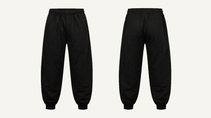 Jogger Pants — True Black Overdyed, original colour preview