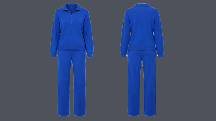 Knit Lounge Set — Cobalt HSL Master, original colour preview