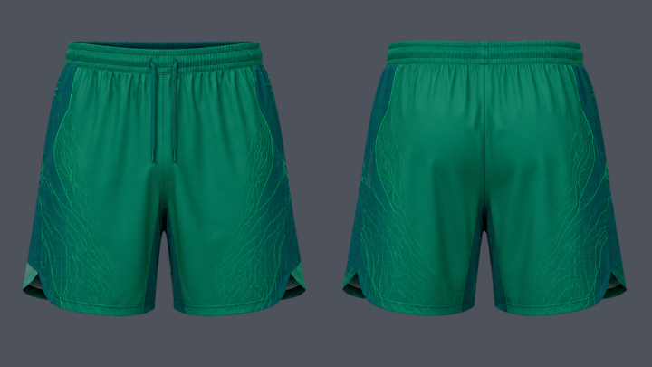 Contour Grid Lacrosse Game Shorts, original colour preview