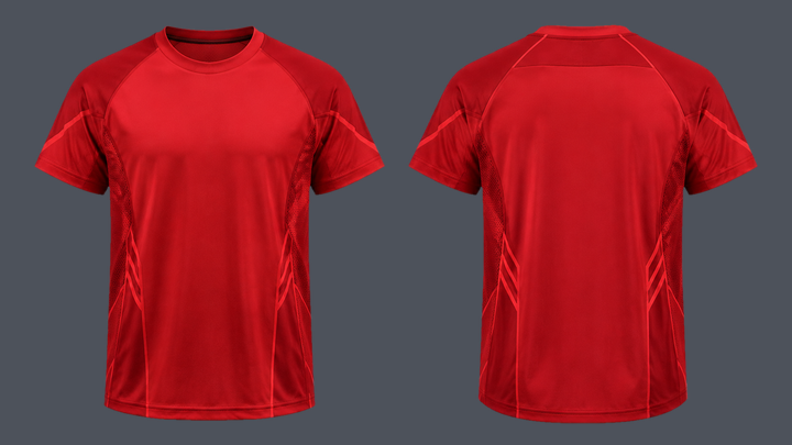 Minimal Vector Lacrosse Shooting Shirt, original colour preview