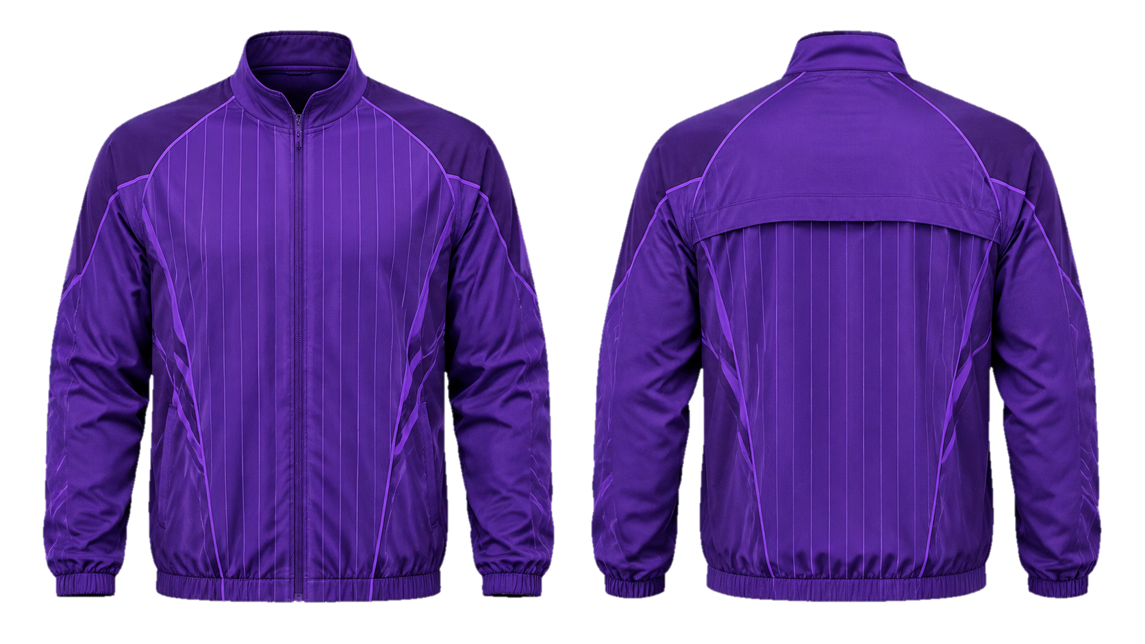 Heritage Pipe Lacrosse Warm-Up Jacket rhinestone product front and back preview