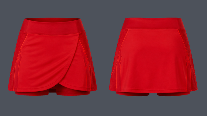 Minimal Vector Women's Lacrosse Kilt Skort, original colour preview