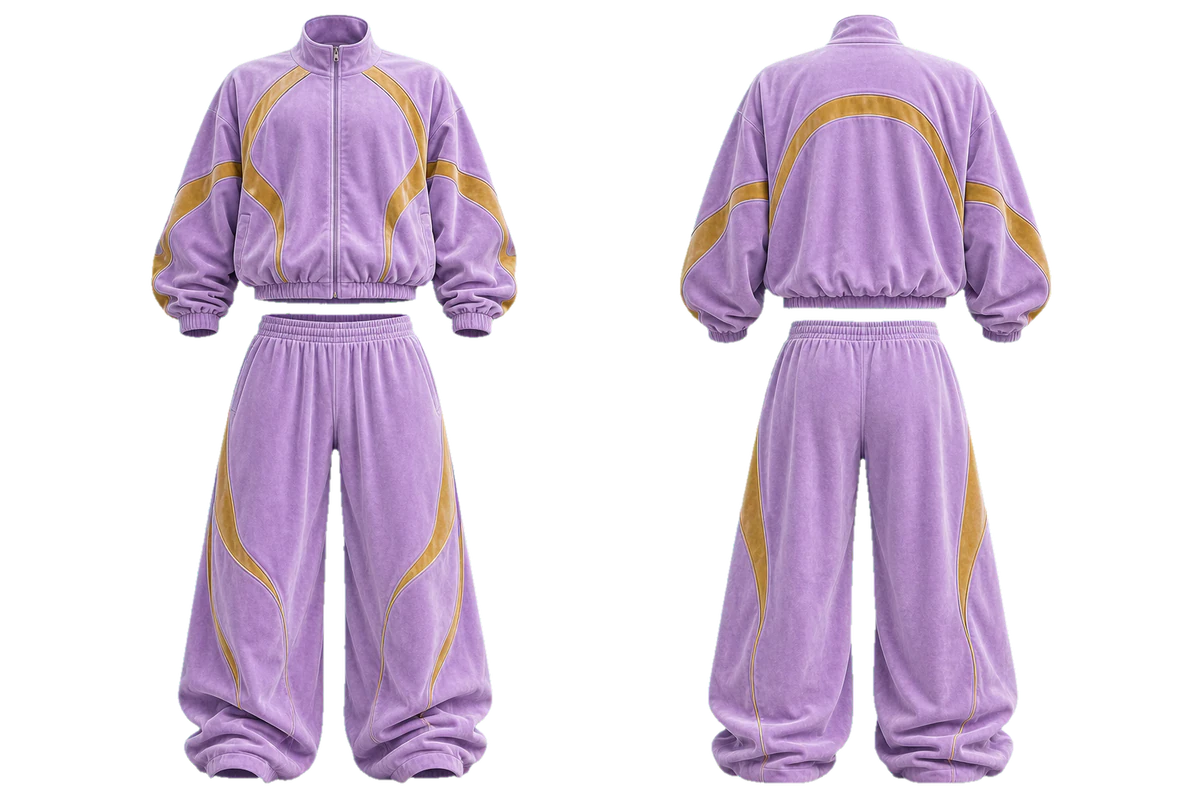 Lavender Amber Mirage baggy tracksuit, original colour preview