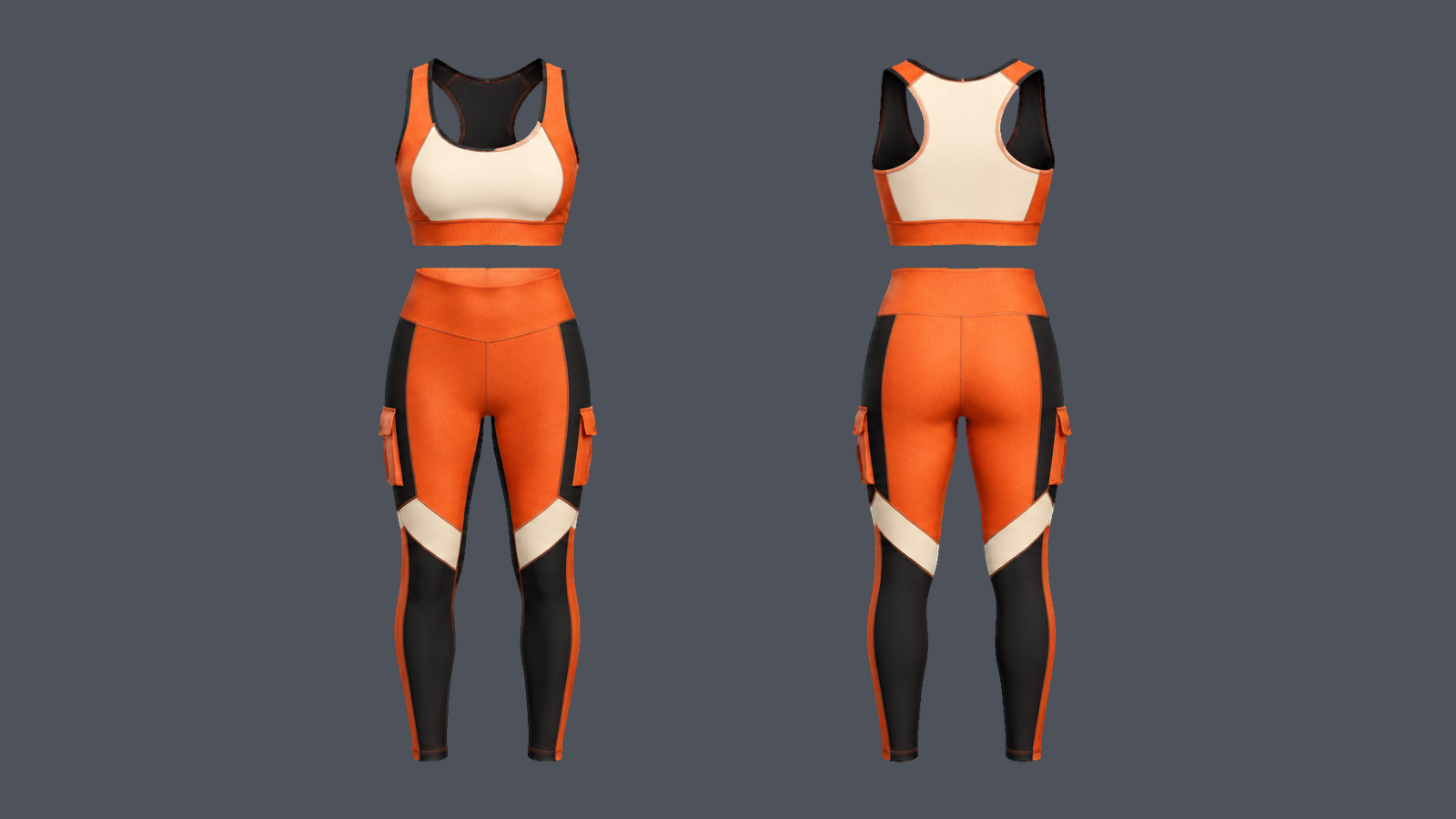 Circuit Pocket Set — Warm orange, original colour preview