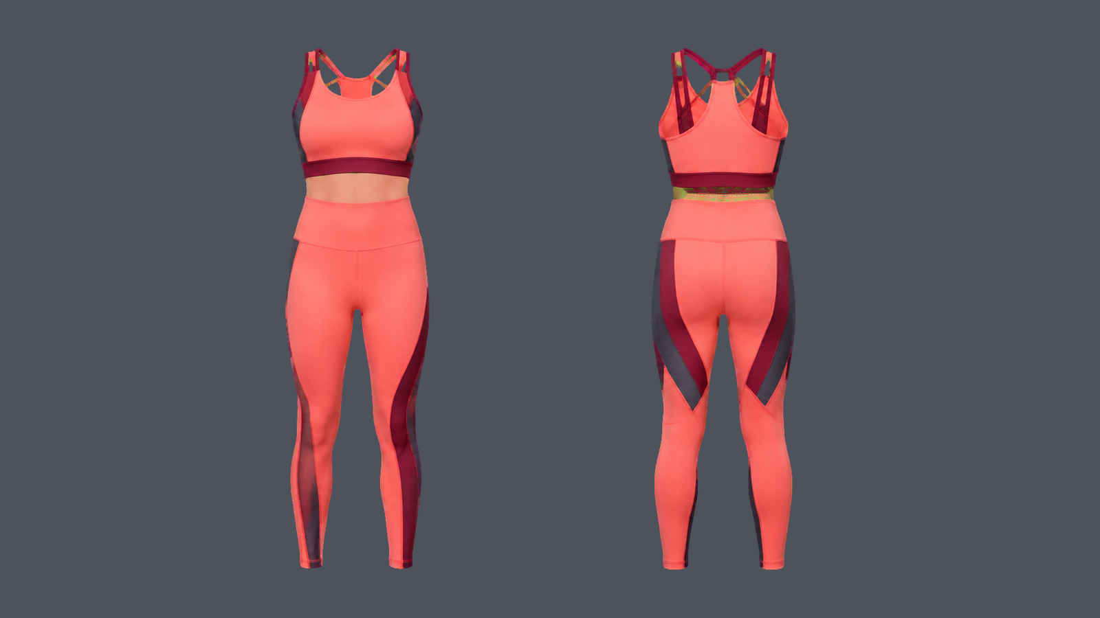 Flex 7/8 Set — Coral, original colour preview