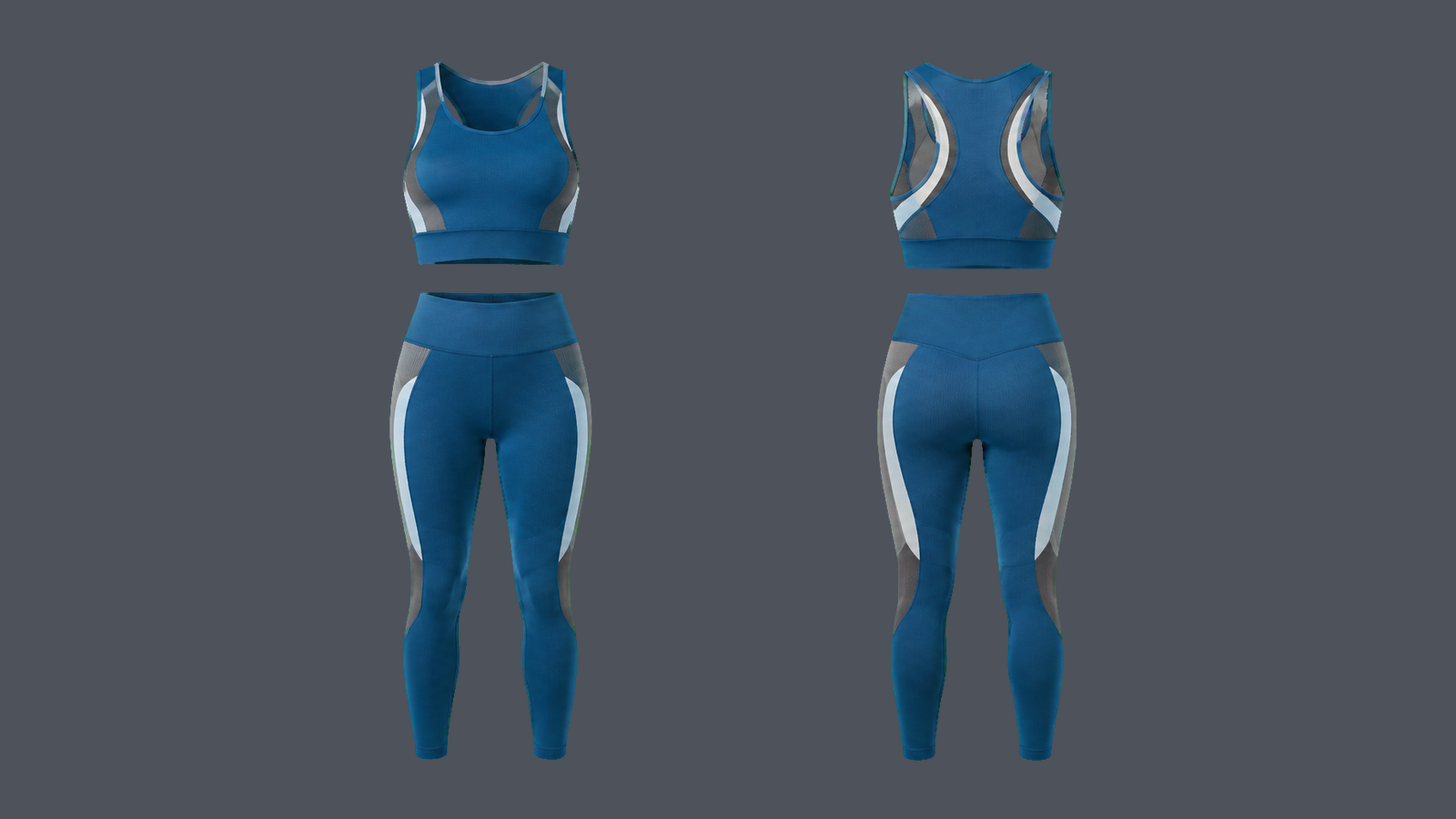 Orbit Seamless Set — Petrol blue, original colour preview