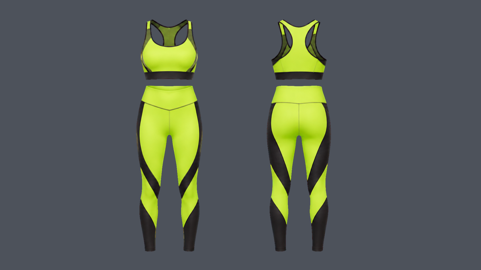 Vapor Training Set — Lime, original colour preview