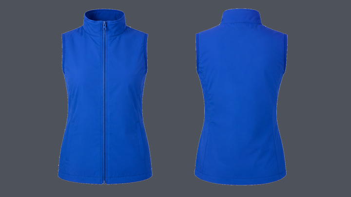Lightweight Gilet — Cobalt HSL Master, original colour preview