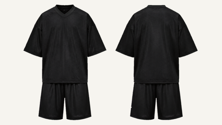 Mesh Practice Jersey — True Black Matte Panel Wash, original colour preview