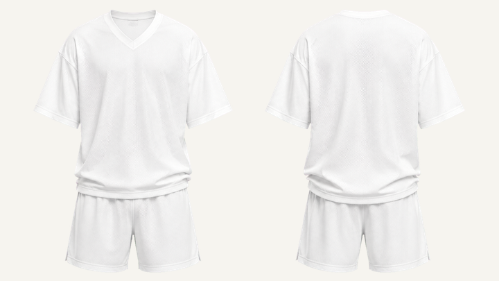 Mesh Practice Jersey — True White Enzyme Soft Wash, original colour preview